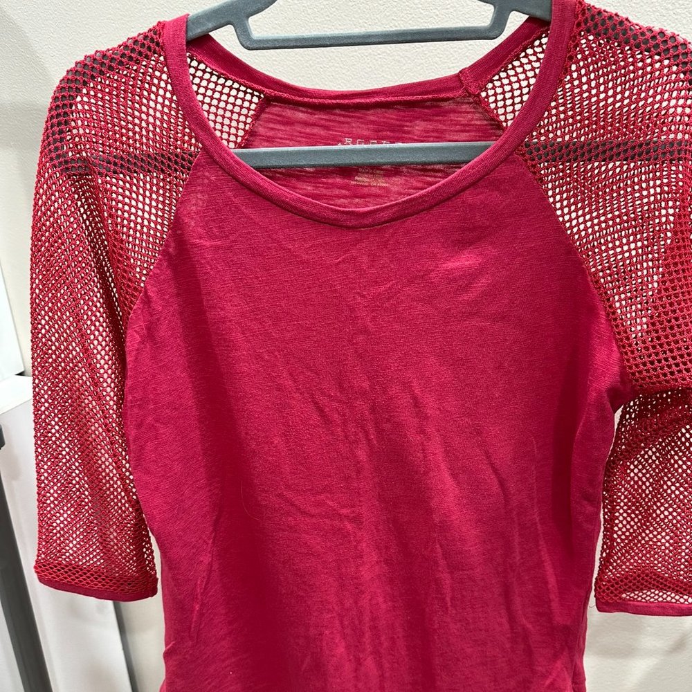 Roper cotton and mesh top